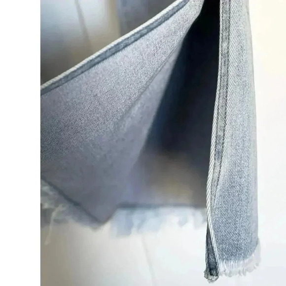 KanCan Signature Jeans Womens Size 28 High Rise Flare Light Wash Raw Hem - Picture 6 of 10